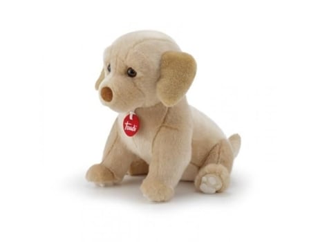 Pelúcia Cachorro Sentado Labrador 23 cm Marrom - TRUDI - Misto - Interior - Criança