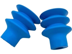 Conjunto De 10 Ventosas Pneumáticas A Vácuo Fg9 Com Mandris Silicone Três Camadas Para Máquinas Moldagem Por Injeção Fg