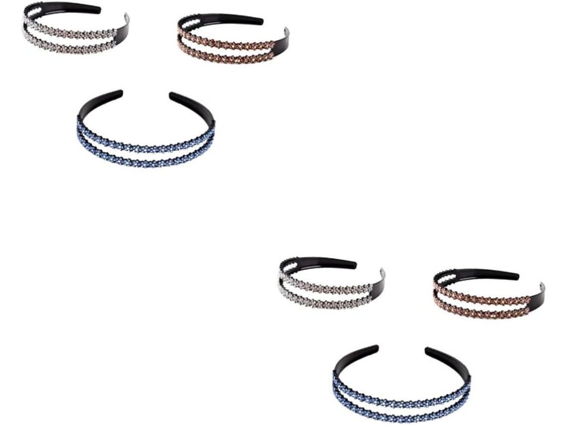 Conjunto De 6 Faixas De Cabelo Antiderrapantes, Elegantes Para Ocasiões Especiais E Uso Diário.