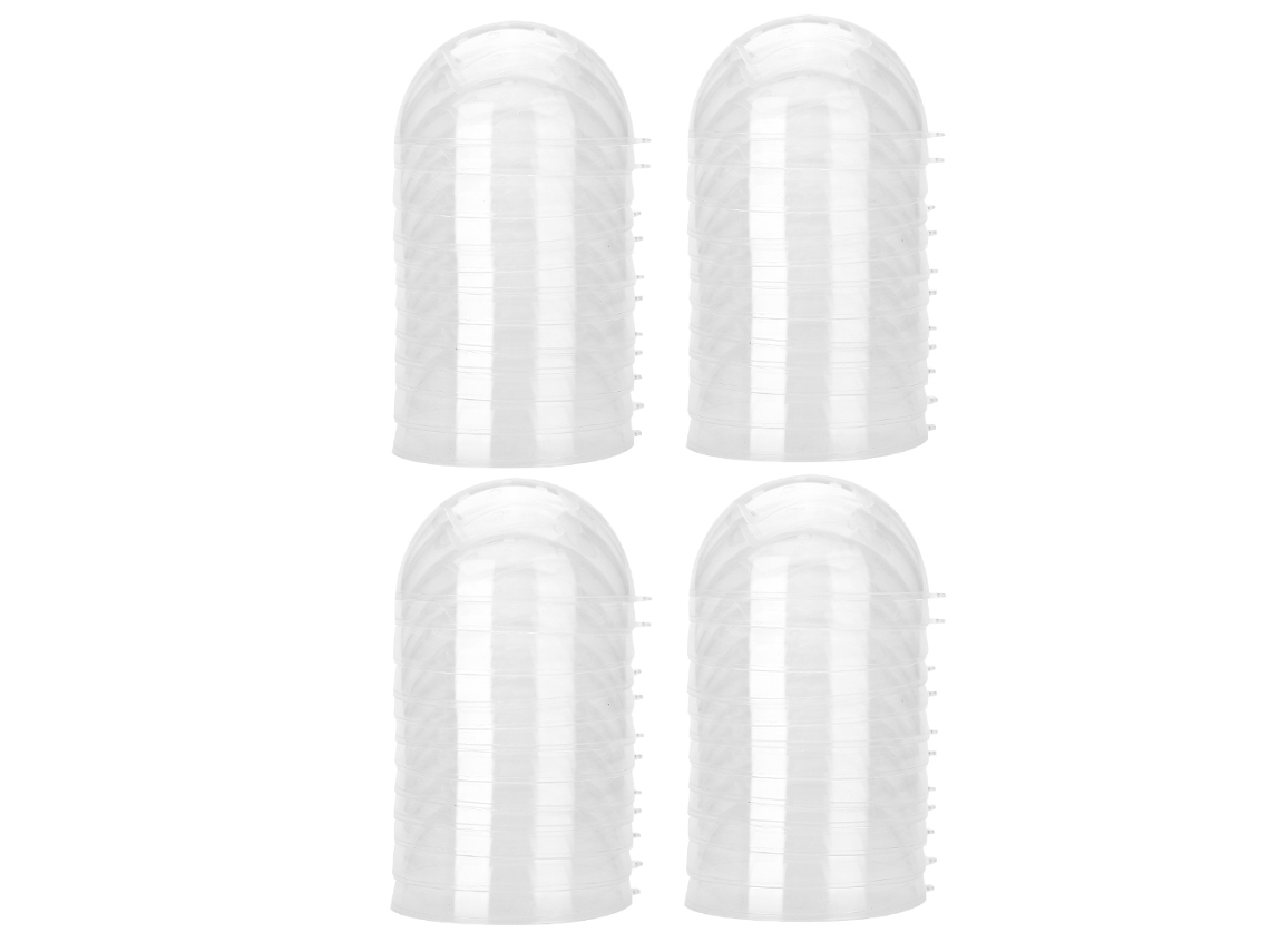 24pcs Bola De Decoração De Plástico Transparente Preenchível Para Natal, Casamento, Festa, Diy Bombas De Banho