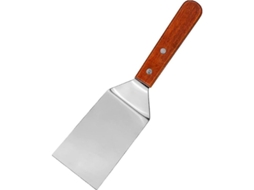 pá de Inox com Cabo de Madeira para Churrasco, Teppanyaki e Cozinha Outdoor Rlv S/MARCA