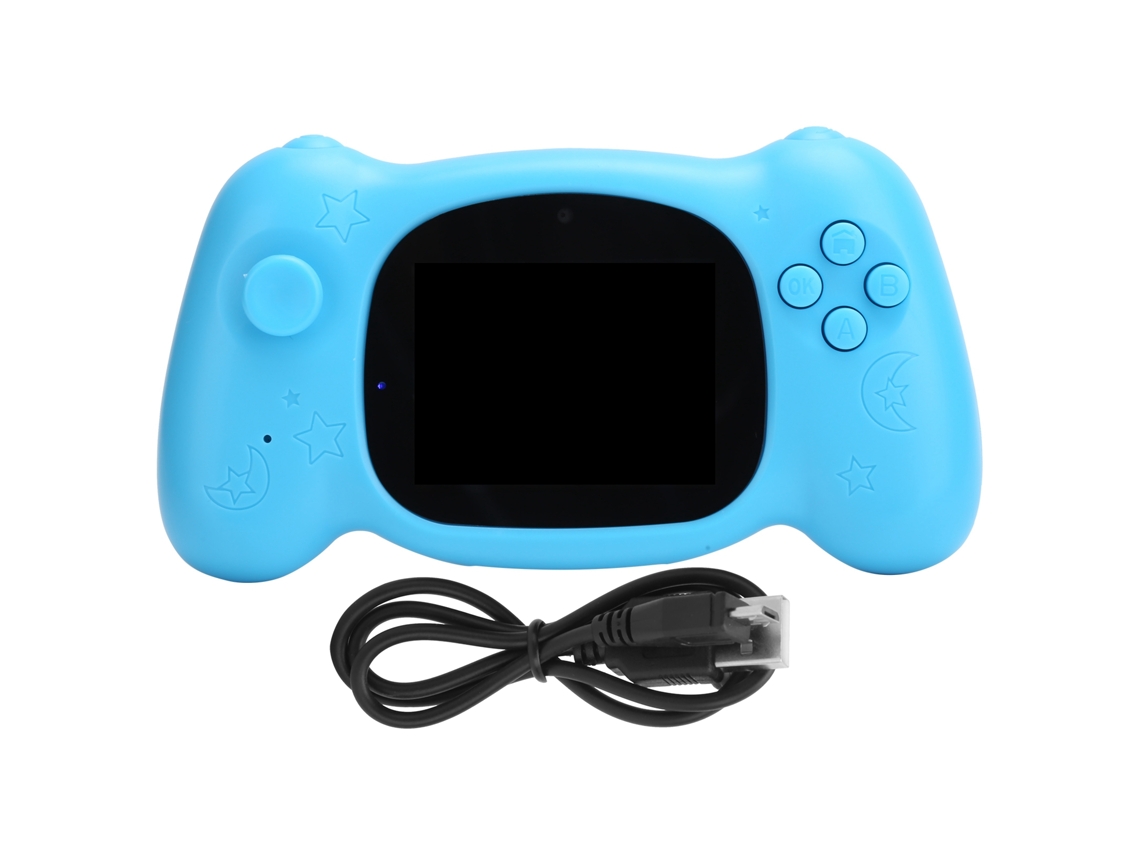 Câmera Mali Digital Infantil, Multifuncional, 12MP, Mini Brinquedo Educativo, Presente de Aniversário, Azul