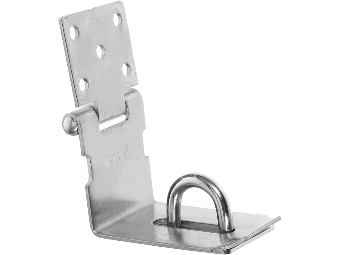 Fechadura De Porta Healeved 4 Polegadas Em Aço Inoxidável Com Ângulo Reto, Resistente E Ideal Para Uso Externo