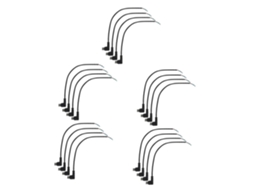 20 Conectores Usb C Macho Em Ângulo Reto, Conector Usb C, Cabo Carregador Usb, Cabo Carregador Usb Com 4 Pinos 20 Conectores Usb C Mach Gokoco