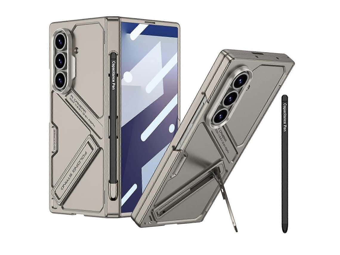 Capa Para Celular Gkk Vision Com Dobradiça Magnética Integrada E Caneta Inclusa Para Samsung Galaxy Z Fold7 5g