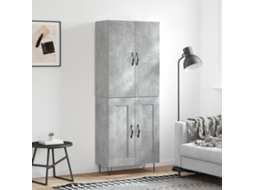 Highboard, Highboards Vidaxl Cinzeto Madeira Processada (n/a)