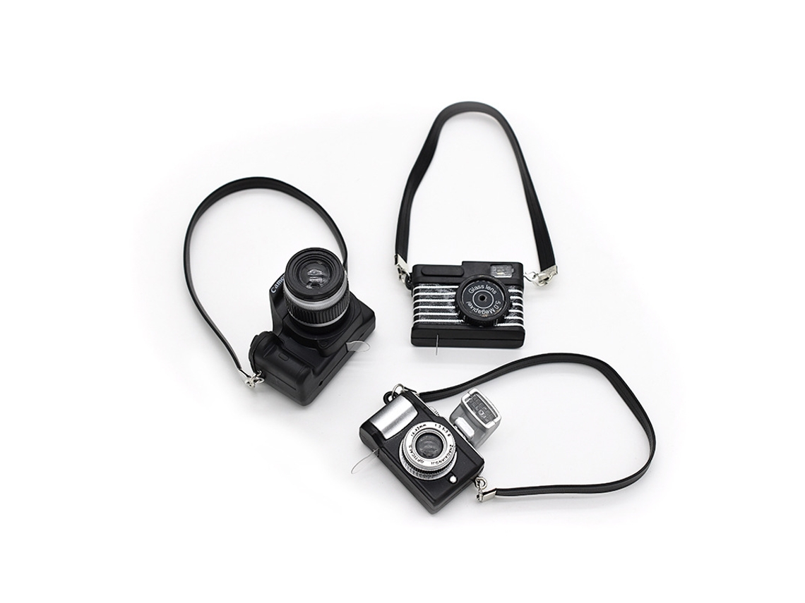 Pacote Com 3 Produtos Para Câmeras Digitais, Câmera Slr Miniatura Em Escala 14 Brilvibera