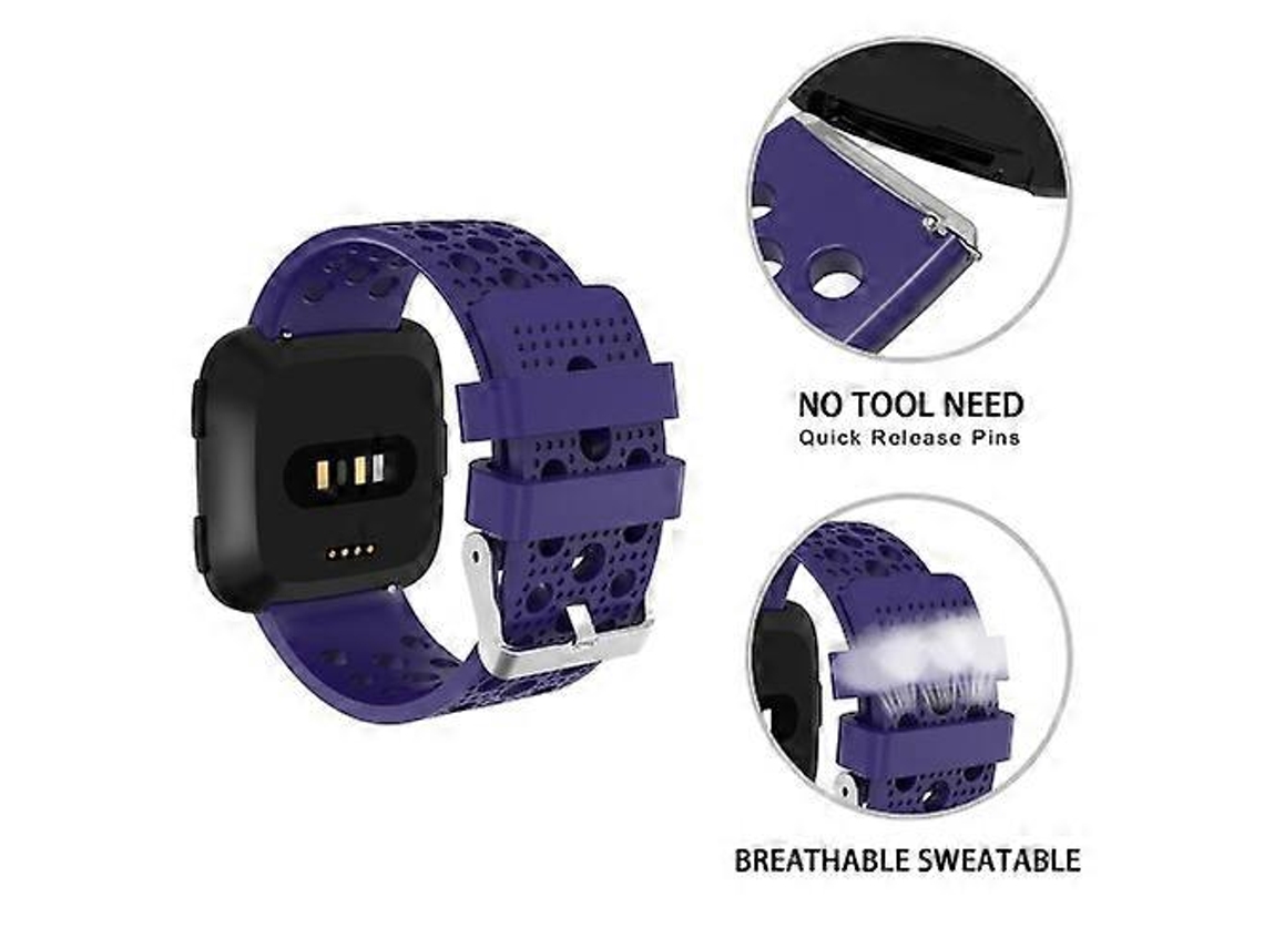 Pulseira Respirável Para Relógio Fitbit Versa Olysi Shop