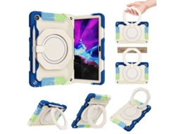 Capa Blindada Híbrida Silicone‑pc Halinuia Com Cores Contrastantes, Para Lenovo Tab M10 Plus 3ª Geração