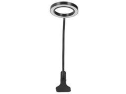 Luz De Anel Led Com Clip 3 Cores 10 Níveis De Brilho Gooseneck Flexível Usb Com Controle Remoto