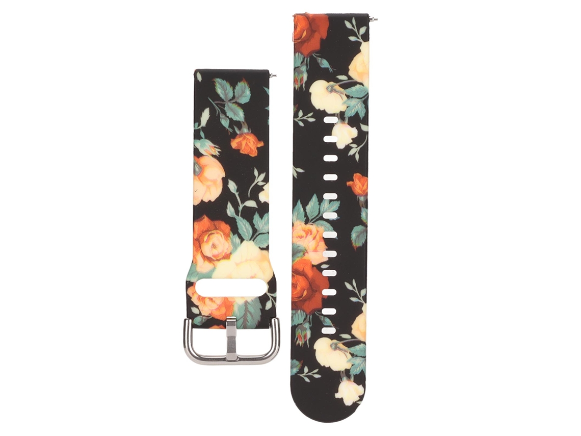 Rebe-pulseiras De Silicone Macio Para Amazfit Gtr 3 Red Rose