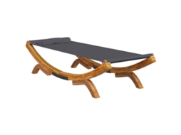 Outdoor Lounge Bed, Outdoor Lounge Beds Vidaxl Antracite Madeira (100 X 188.5 X 44 Cm)