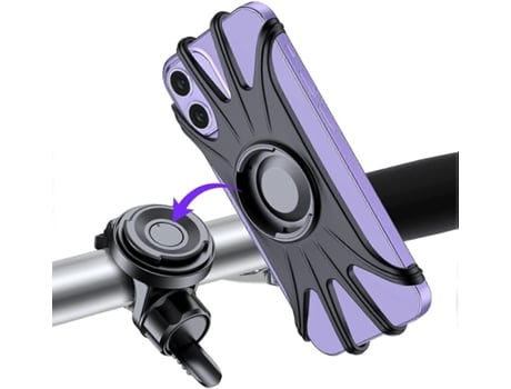 Suporte Para Celular De Bicicleta Removível E Ajustável Em 360 Graus.