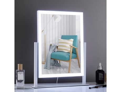 Espelho de Maquilhagem FENCHILIN Luz de Tira Led 16.14 X 11.81