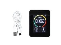 Detector de Co2 Zn Mt03 com Sensor de Temperatura e Umidade S/MARCA