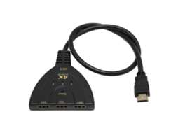 Aetheria comutador de Interface Multimídia Hd 4k 3 em 1 Saída Hub Seletor para Xbox Ps5 Hdtv Pc
