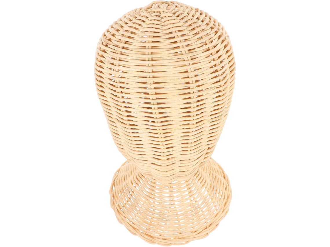 Suporte GOKOCO parede em rattan cúpula redonda para exibição de chapéus, leve e decorativo