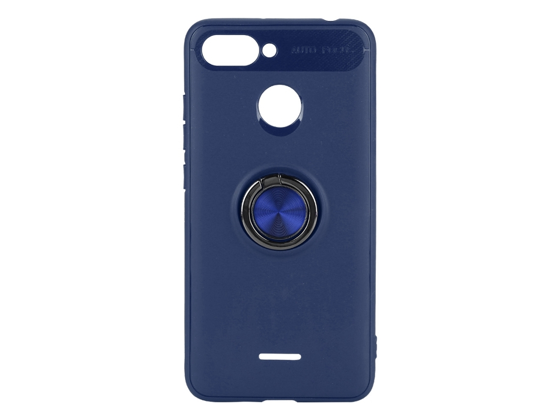 Capa LAXISCREED Redmi 6a Anti Choque Anel Azul