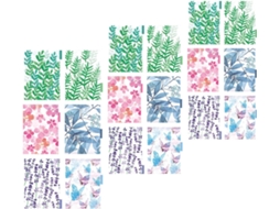 Divisórias Com Abas Secfou Pastel Polipropileno, 18 dobras Divisórias Para Cadernos De Folhas Soltas A4, A5 E A6