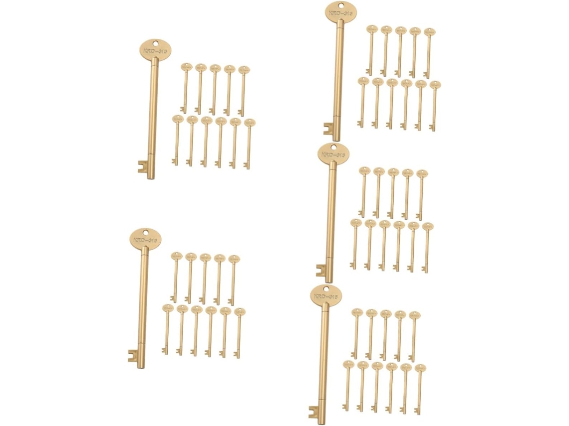 60 Canetas Em Formato De Chave, Instrumentos Escrita Criativos E