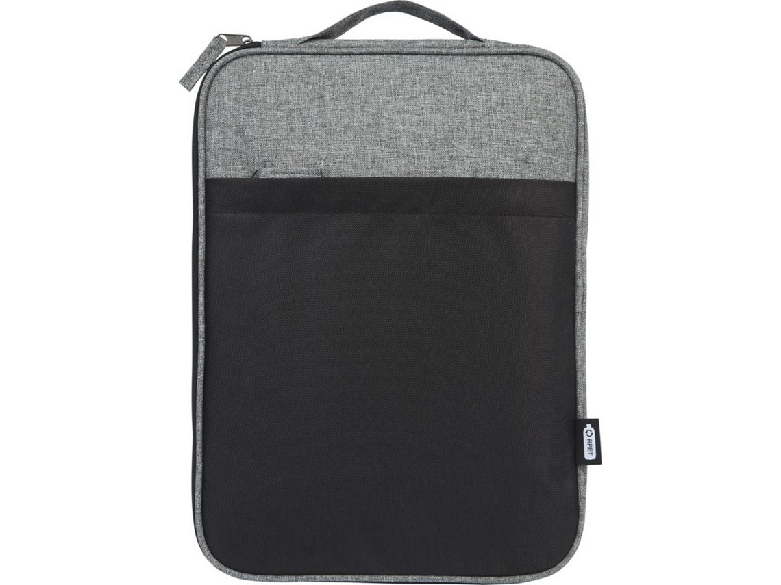 Capa Para Laptop 14 Polegadas, Com Bolsos, Com Zíper, Com Alça, Em Poliéster, Cor Cinza Elysve