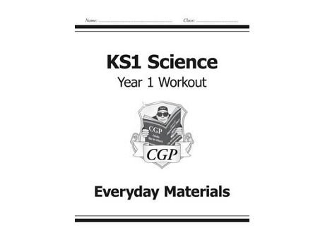 Livro ks1 science year one workout: everyday materials de cgp books (inglês)