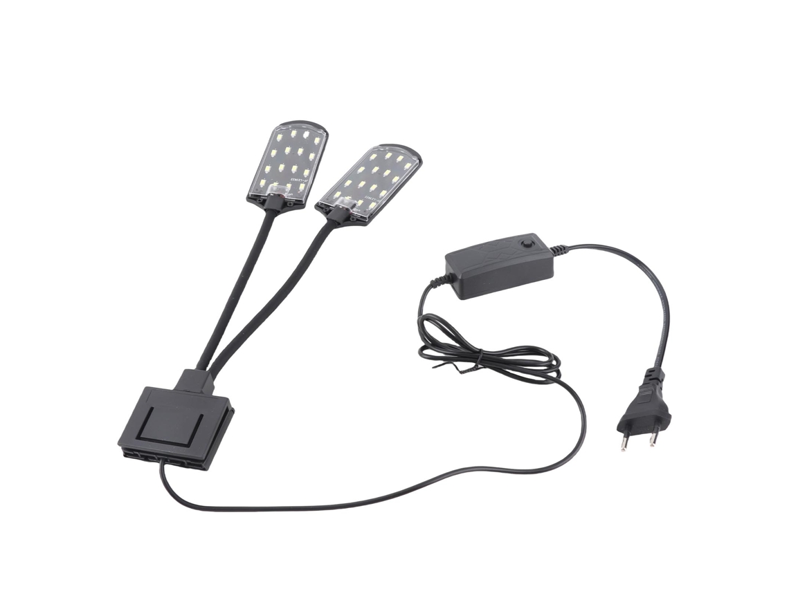 2026 luz de Acuario Led de 10w 32 Led Doble Extremo 220v Flexible Portátil para Peces Y Jarrones