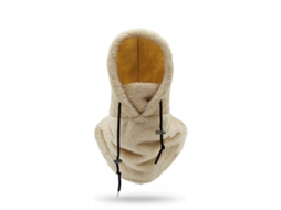 Máscara de Esqui com Capuz Sherpa, Balaclava de Inverno, Clima Frio, À Prova de Vento, Ajustável, Capuz Quente, Chapéu, Cachecol BRILVIBERA