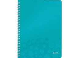 Leitz Wow Caderno e Bloco de Notas A4 80 Folhas Azul