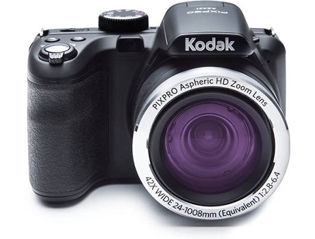 Máquina Fotográfica Bridge KODAK PixPro AZ422 (Preto - 20 MP - ISO: 80 - 3200 - Zoom Ótico: 42x)