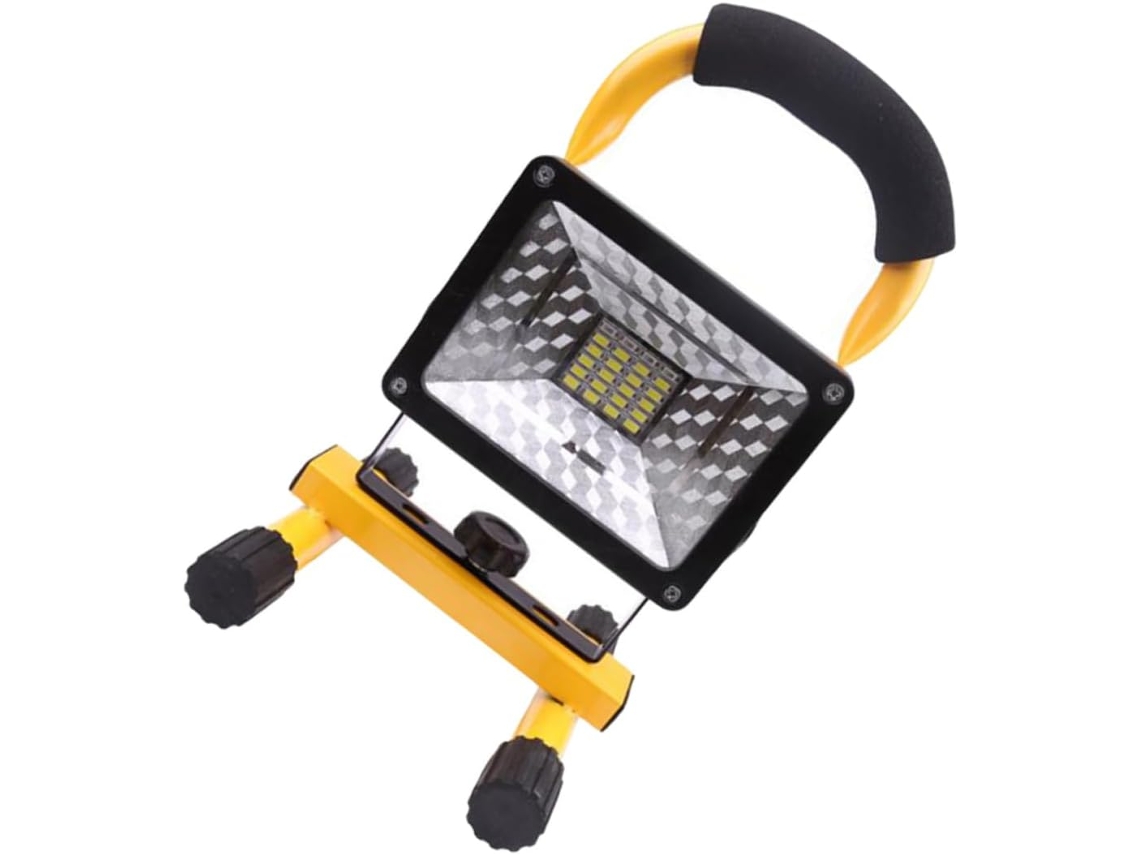 Refletor Led Recarregável De 30 W, Luz De Trabalho Led, Iluminação Externa, Ip65, Luz Vermelha E