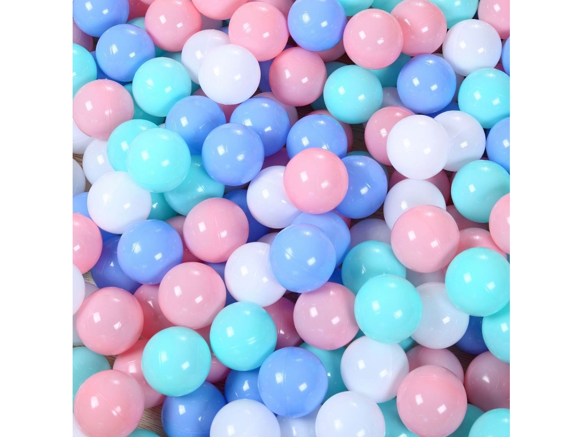100 Peças Conjunto Bolas Coloridas Do Oceano Bolas De Plástico Macio Brinquedo Para Bebês E Crianças Nadar Diâmetro 5,5 Cm