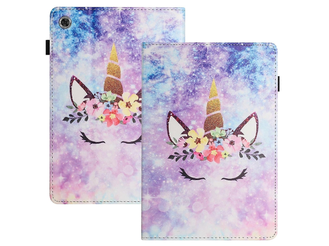 Capa De Couro Inteligente Com Textura De Lichia Costurada Para Tablet Lenovo M10 Plus