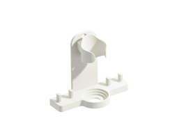 Suporte de Parede para Escova de Dentes Elétrica, com Dreno, Antiderrapante, para Higiene Bucal. MDUG (branco 1)
