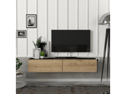 Móvel de TV [EN.CASA] Toivakka (135 x 31 x 25 cm - Aglomerado - Preto)