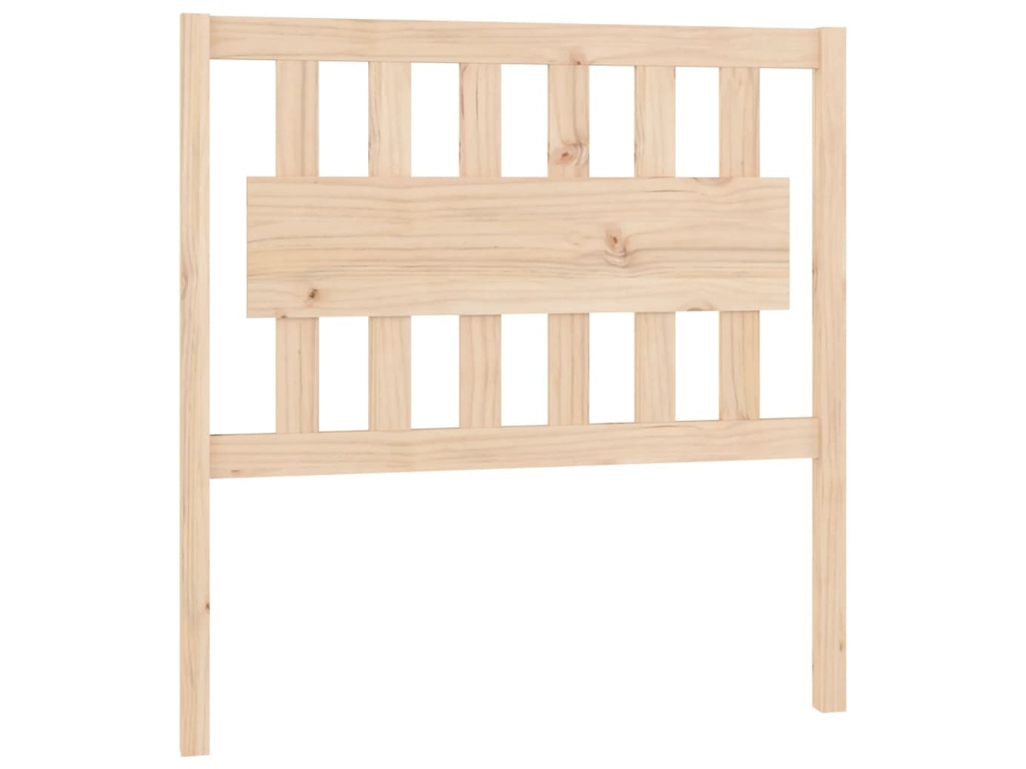 Bed Headboard, Bed Headboards Vidaxl Marrom Madeira De Pinho (95.5 X 100 Cm)