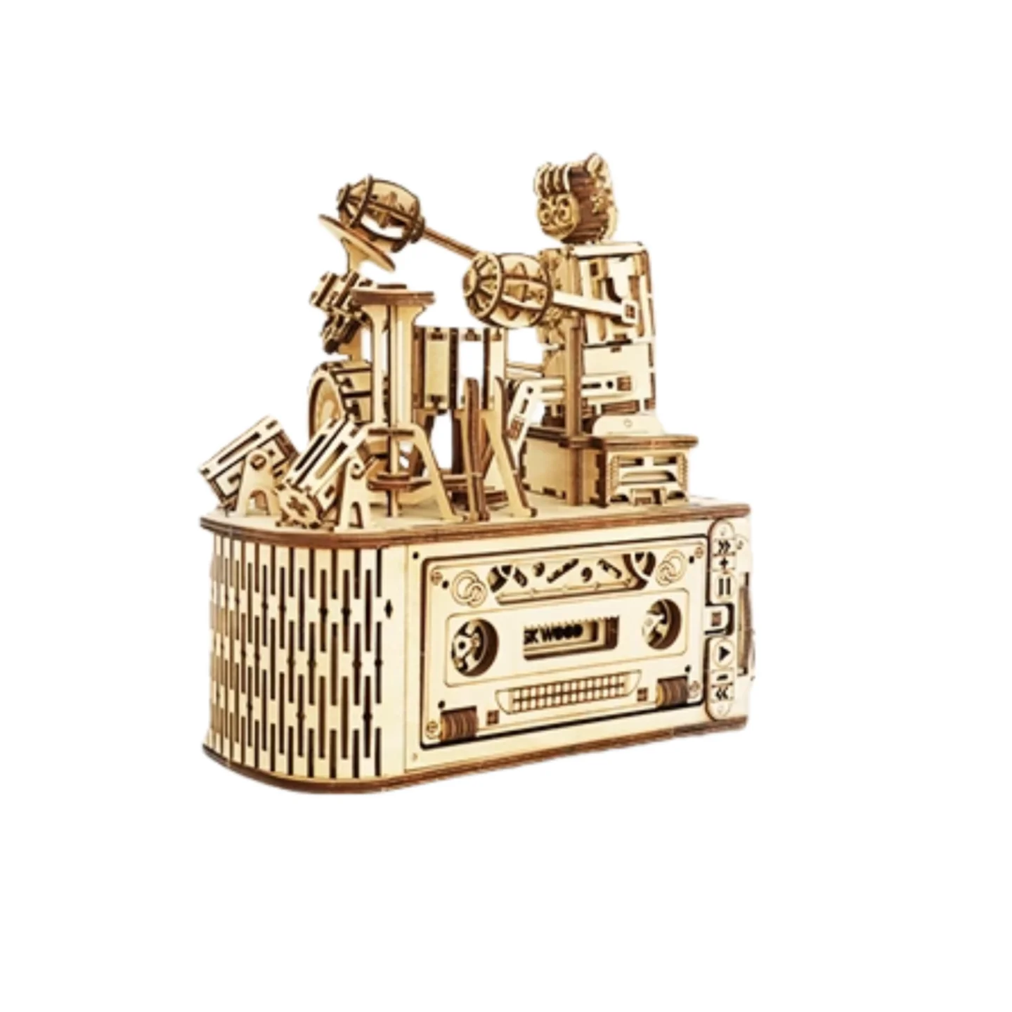 Kit de Quebra cabeça 3d de Madeira , Brinquedo Criativo MDUG (tamanho Pequeno)