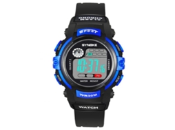 Reloj Deportivo Electrónico Para Estudiantes Niños Moda Simple Pulsera Negro Rojo