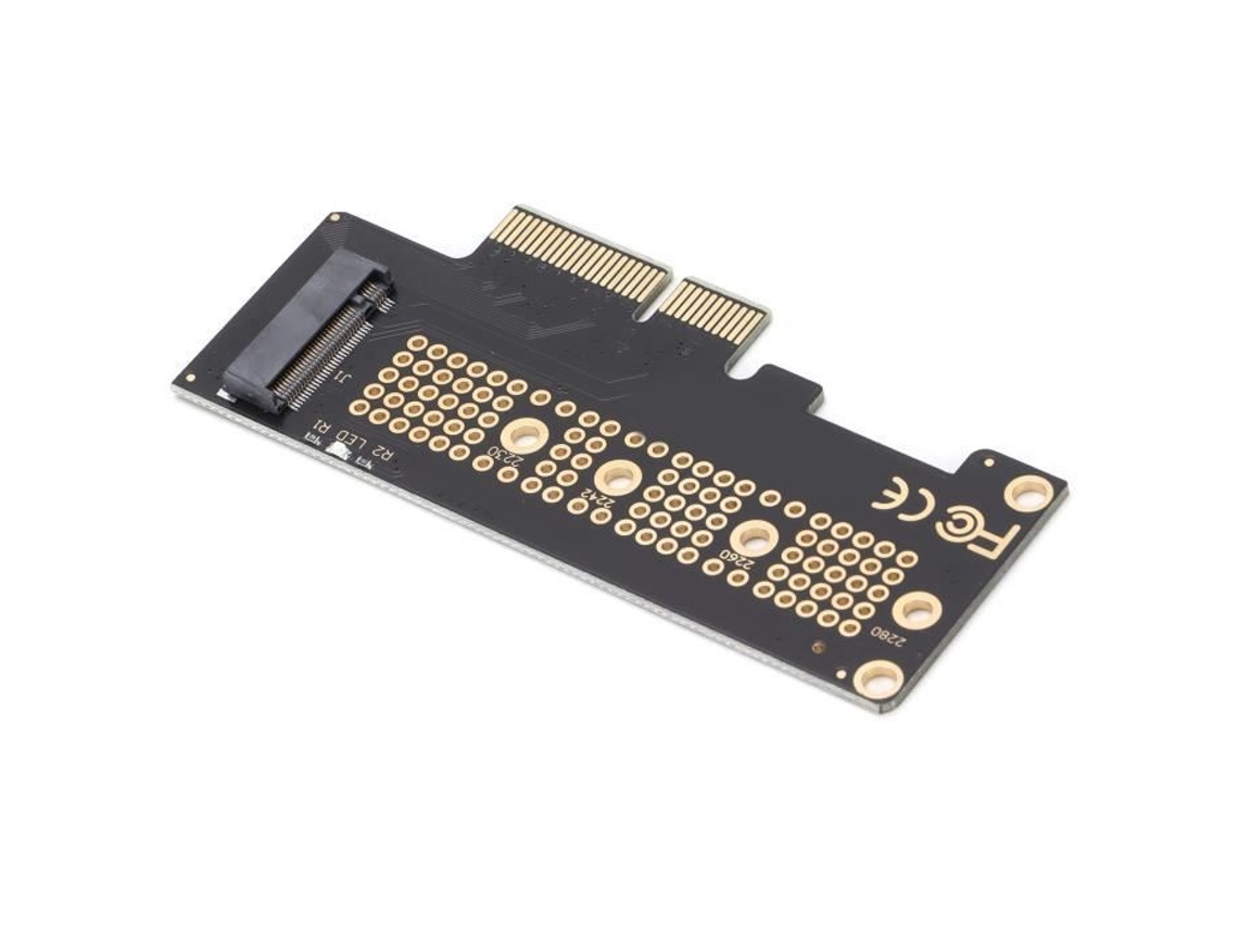 Placa Adaptadora HURRISE Pcie M.2 Pcie para Nvme Ngff M.2 Ssd Conversor de Disco Rígido para 2230/2242/2260/2280