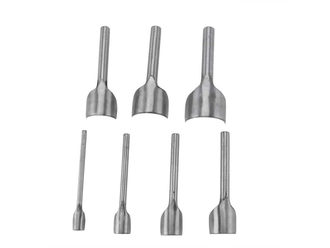 Kit Artesanal Couro 7 Peças Cortador Costura
