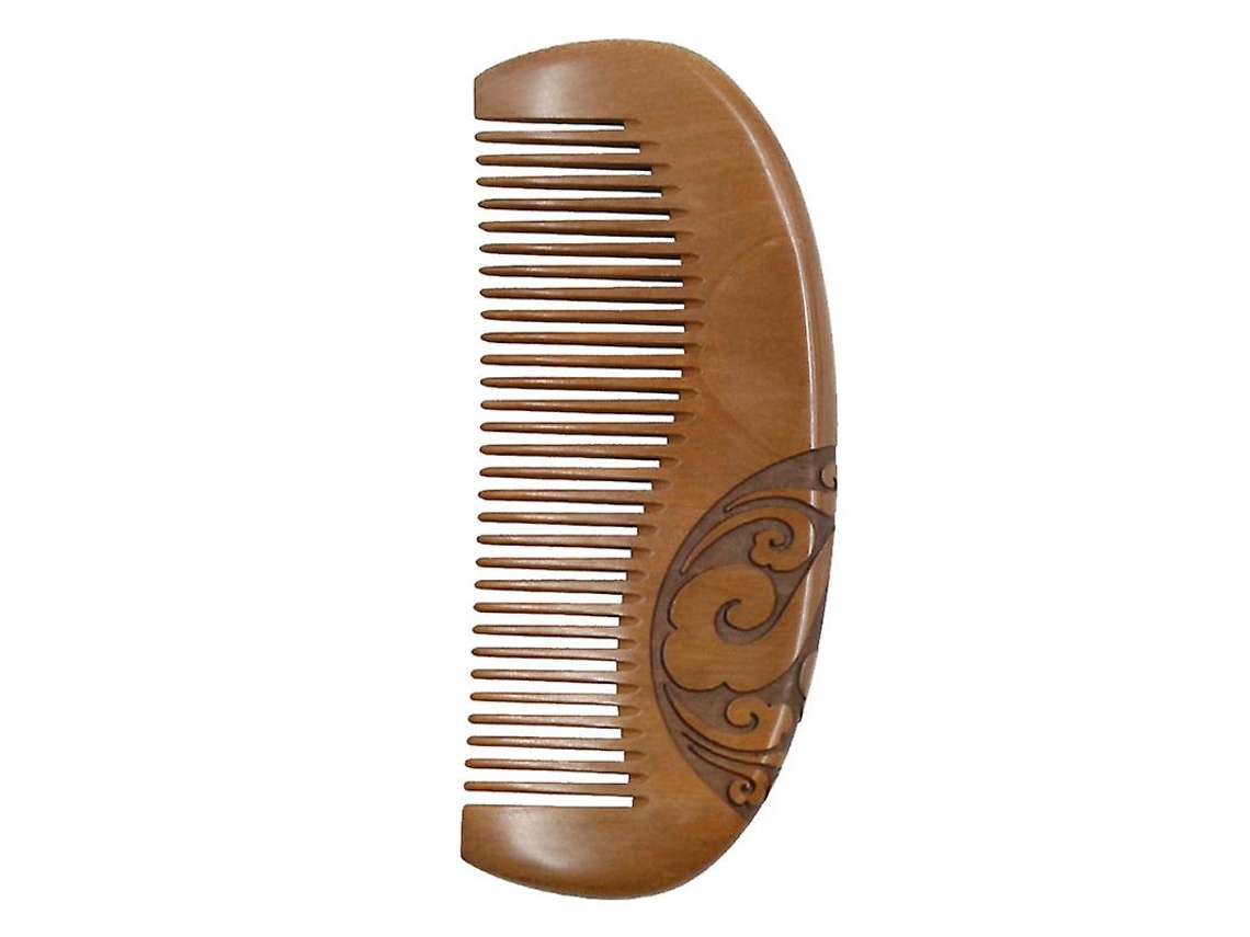 1pcs Pente De Cabelo De Madeira De Pêssego Allinless