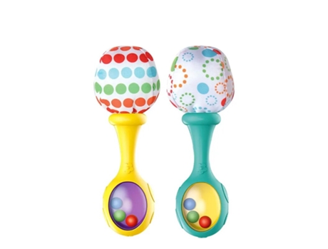 Choque de Mão de Pelúcia Macia para Bebê Recém-Nascido Chocalhos de Pelúcia Brinquedos de Mão Agitador para Bebês 3 6 9 12 Meses LUGA