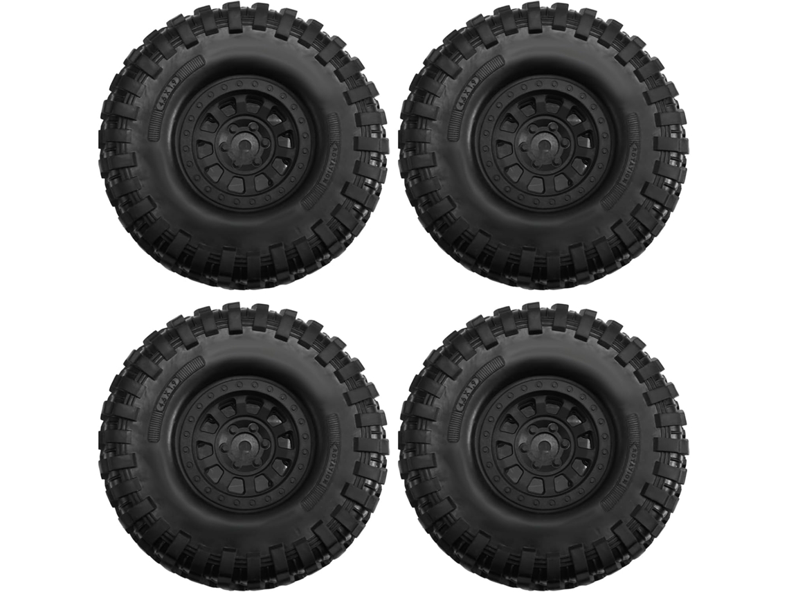 Pneu de Borracha de 1,9 Polegadas para Carro Rc 1/10 Trx4//d90 Axial Scx10 Ii Iii Redcat SFUSHOS