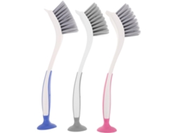 Conjunto De 3 Escovas Mão Zerodeko Para Panelas, Com Cabo Longo E Design Vertical, Multiuso Para Lavar Louça E Remover