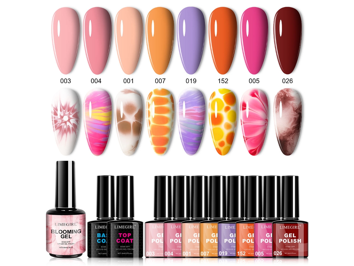 Conjunto De 8 Esmaltes Em Gel (novo Estilo)2