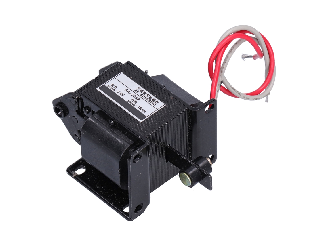 Electroímã De Tração Solenoide De Empuxo E Tração Berm 2.0n 15mm Ac220v Sa‑2602