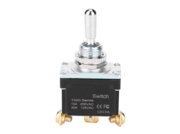 Interruptor Toggle Impermeável T501m 3 Pinos On-off-on Base De Nylon 15a 250vac/20a 125vac