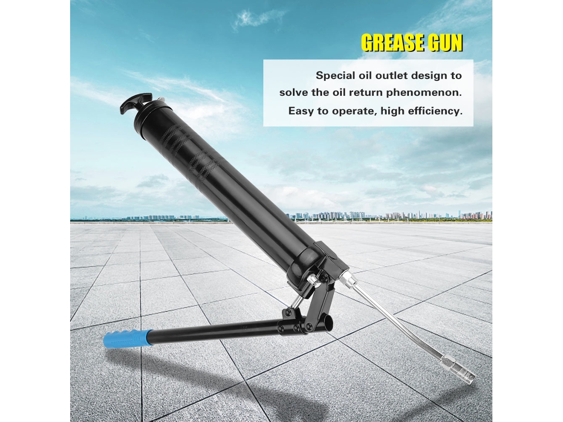 Laxiscreed Pistola De Graxa Manual 600cc Para Uso Pesado E Alta Pressão