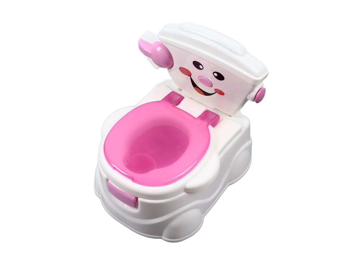 Cadeira de Vaso para Crianças Treinamento Ergonômico Rosa | S/MARCA