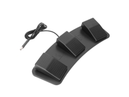 Pedal Usb Lurelia Compatível Com Windows, Ligação Usb, Em Abs